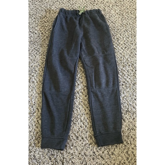 Lee Boys Gray Sweatpants Drawstring enforced knees size 7/8 - Picture 1 of 8